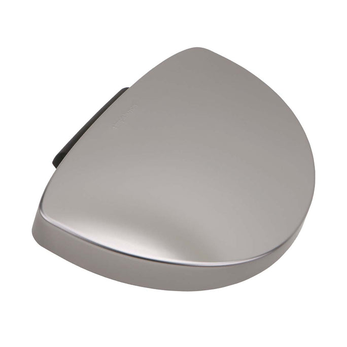 lid, brushed stainless steel [SKU:pd0276]