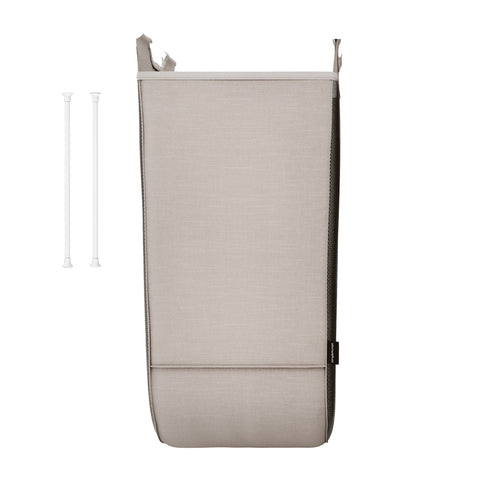 white laundry bag for single x-frame hamper 