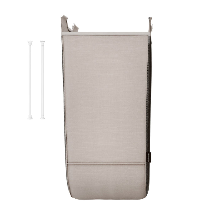 white laundry bag for single x-frame hamper [SKU:pd6321]