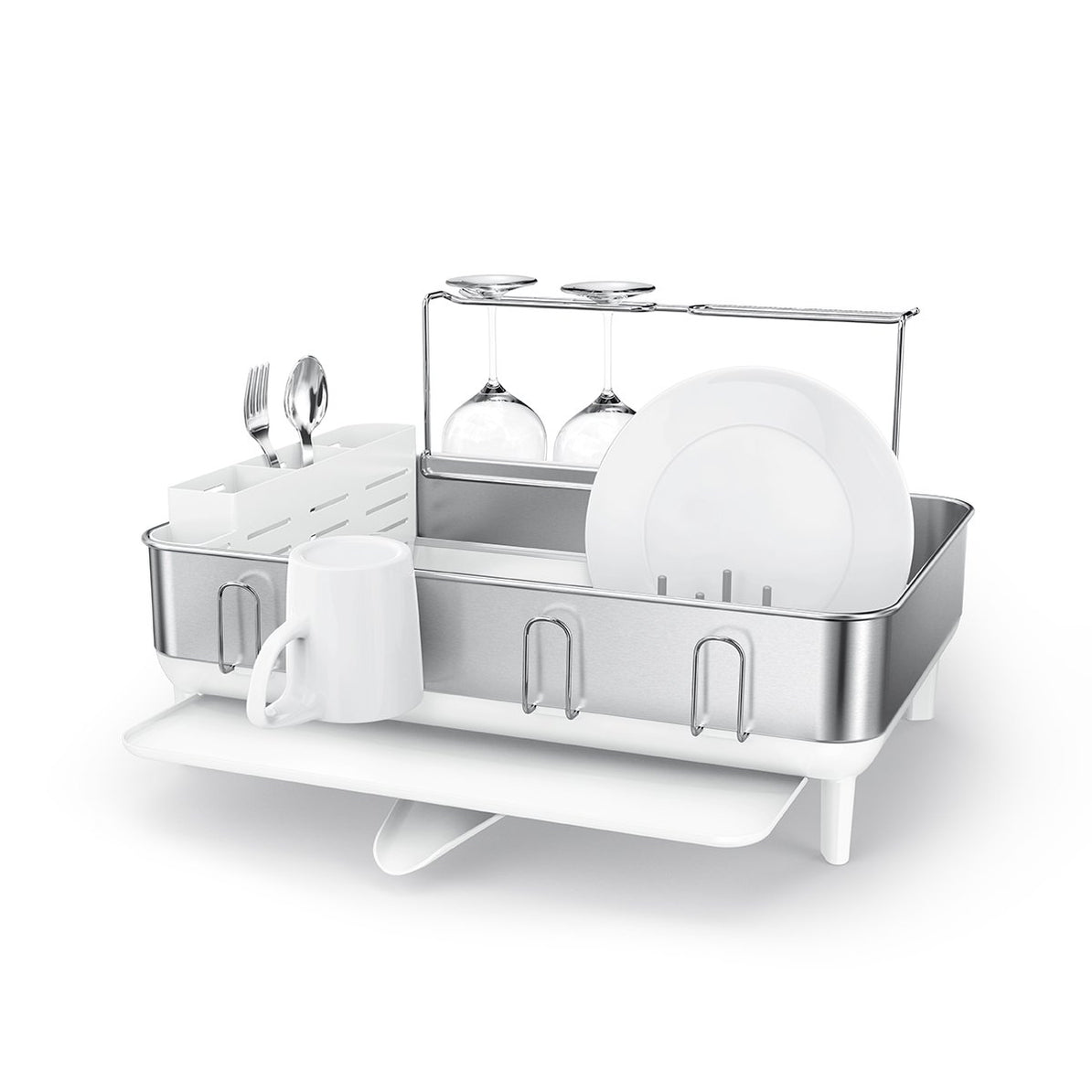 steel frame dishrack simplehuman